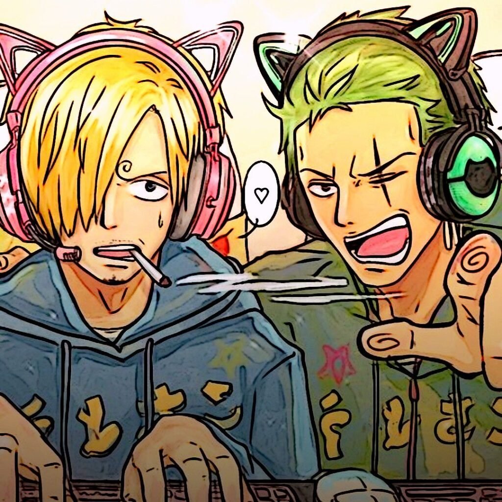 Zoro and Sanji PFP