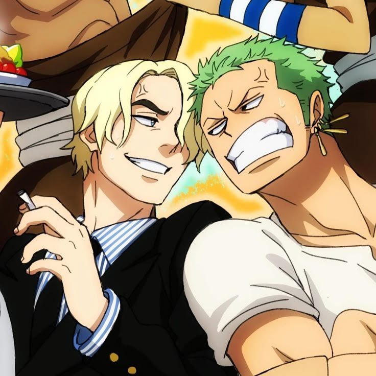 Zoro and Sanji PFP